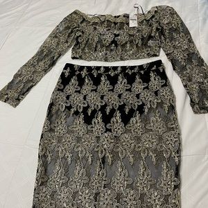 Fashion nova xl skirt set